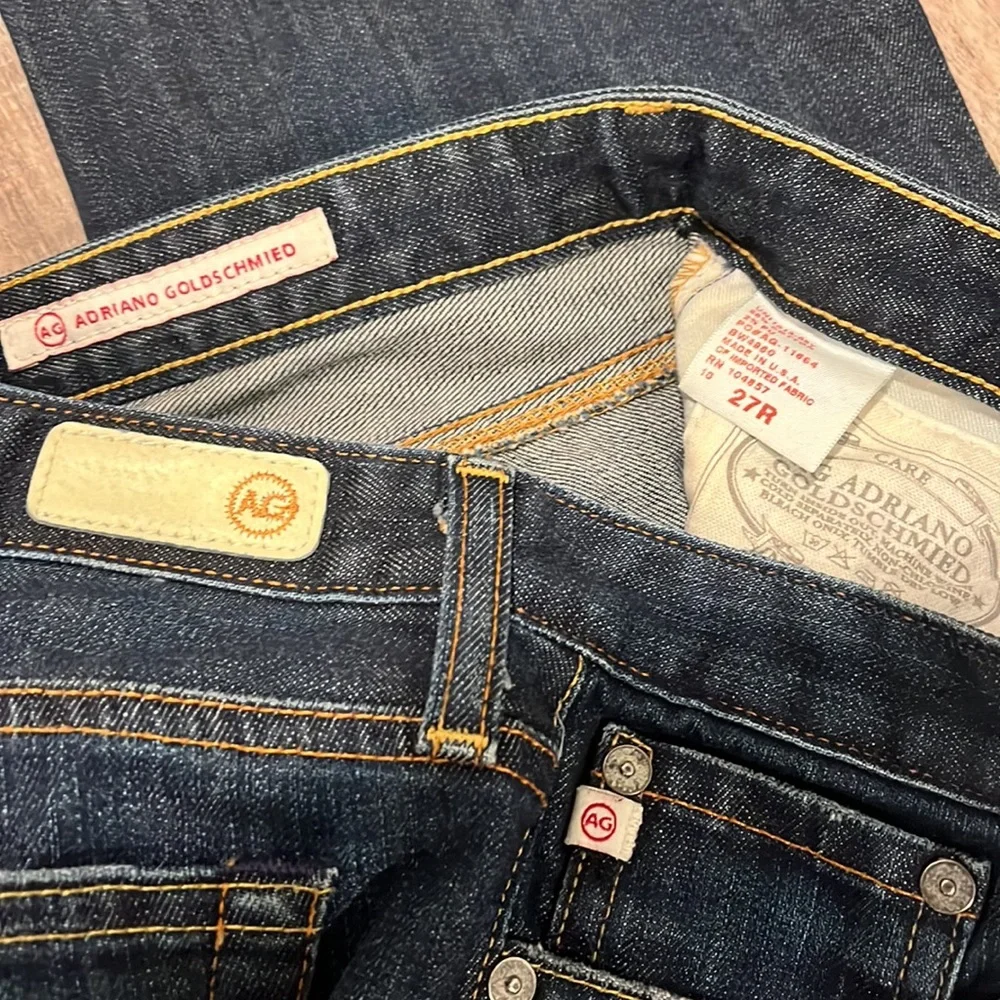 AG Adriano Goldschmied The Angel Bootcut Jeans Denim 27R - Picture 6 of 6